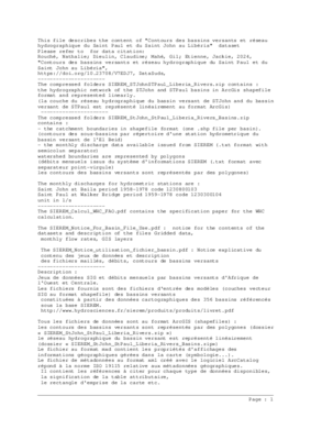 Contours des bassins versants et réseau hydrographiqueStPaulSTJohn_Liberia_README.pdf